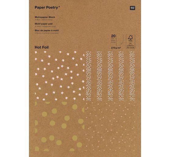 Motif block "Kraft Paper Hot Foil"