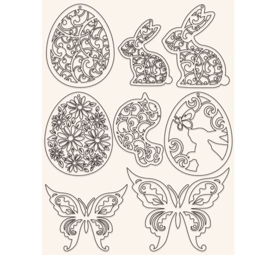Deko-Set "Ostern", shabby