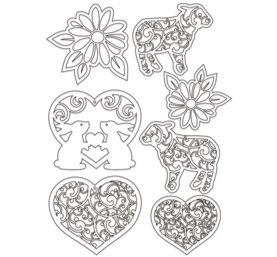 Deko-Set "Ostern", shabby