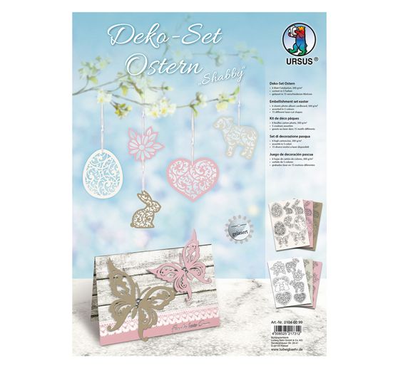 Kit déco « Pâques », Shabby