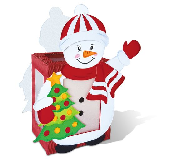 Photophore « Bonhomme de neige »