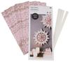 Paper bags star set "Merry Christmas", large, Pink