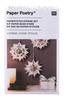 Paper bags star set "Merry Christmas", small, white