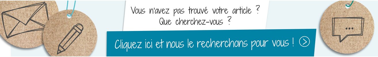 Bannière du service client pour vous contacter s'il n'y a pas de résultats de recherche. Numéro de téléphone du service client : 03 69 61 69 10 (numéro non surtaxé)