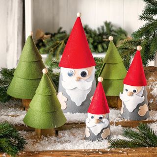 Knutselen met vilt voor Kerstmis